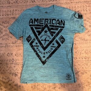 American Fighter Teal Graphic Tee